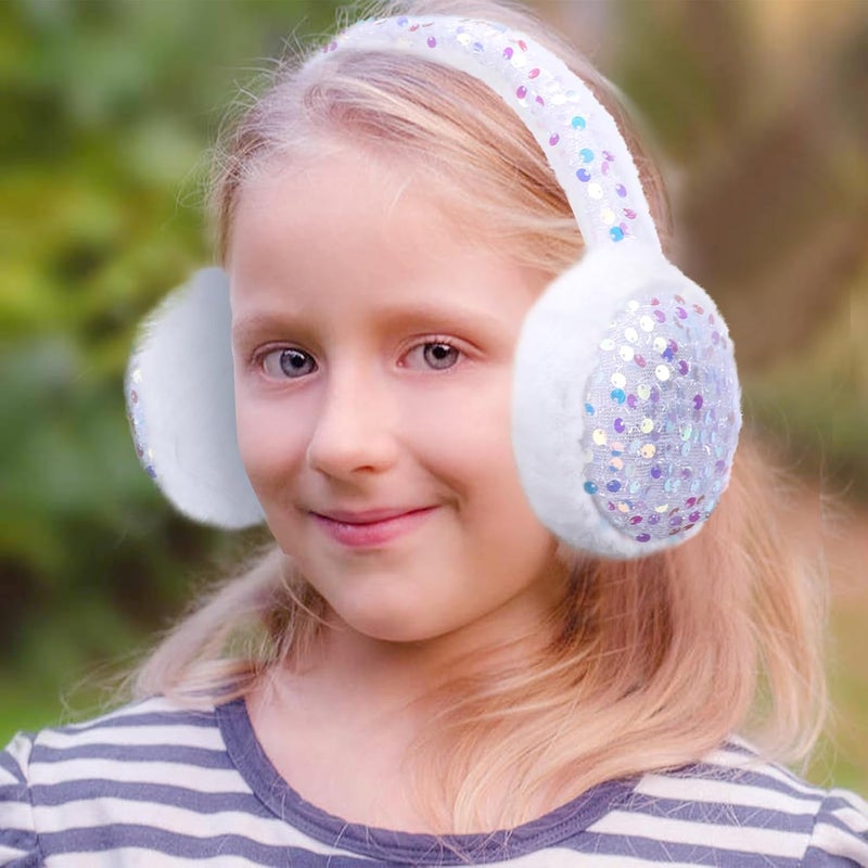 BUTITNOW Kids Knit Earmuffs Soft Plush Comfortable Winter Outdoor Ear Warmers for Boys Girls Age 4-16 Years - Image 5